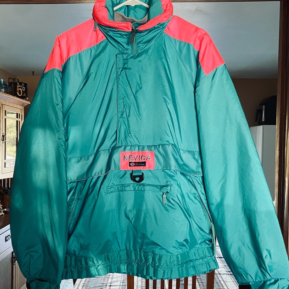 80’s Vintage Nevis Teal and Pink Jacket